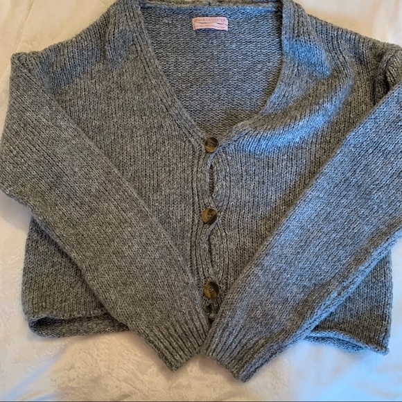 Urban outfitters knit cardigan size medium grey - Picture 4 of 15